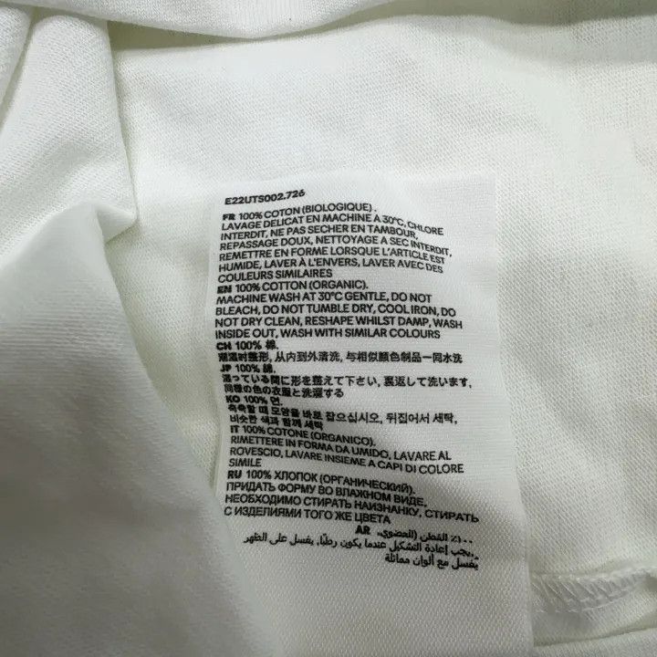 AMI AMIPARIS Heart Logo Embroidered Short Sleeve T-Shirt 0079 Size US XS / EU 42 / 0 - 6 Thumbnail