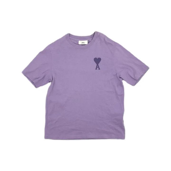 AMI AMIPARIS Heart Embroidered Loose T-Shirt 0079 Size US XS / EU 42 / 0 - 2 Thumbnail
