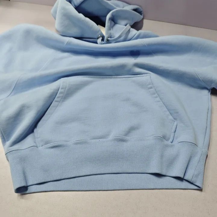 AMI AMIPARIS Blue Heart Embroidered Hoodie 0079 Size US S / EU 44-46 / 1 - 7 Thumbnail