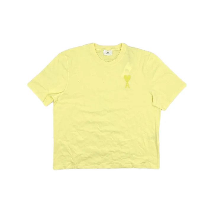AMI AMIPARIS SS22 Candy Color Heart Logo T-Shirt 0079 Size US XXL / EU 58 / 5 - 2 Thumbnail
