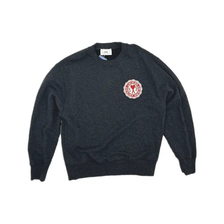 AMIPARIS Heart Label Crewneck Sweatshirt 0079