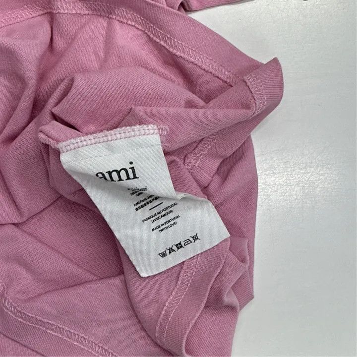 AMI AMIPARIS Candy Color Heart Logo Short Sleeve Tee 0079 Size US M / EU 48-50 / 2 - 5 Thumbnail