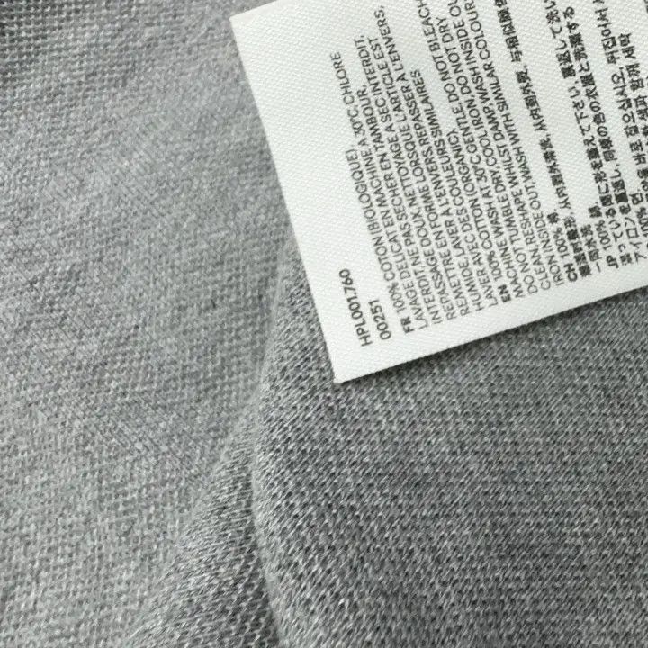 AMI AMIPARIS Heart Embroidery Gray Polo Shirt 0079 Size US M / EU 48-50 / 2 - 11 Thumbnail