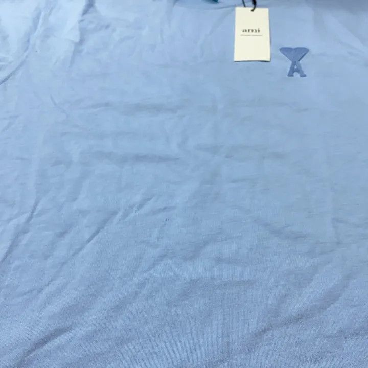 AMI AMIPARIS Heart Embroidered Short Sleeve T-Shirt 0079 Size US XS / EU 42 / 0 - 8 Thumbnail