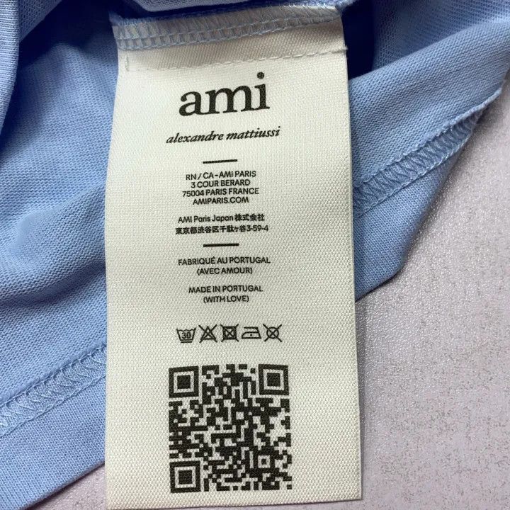 AMI AMIPARIS Heart Embroidered Short Sleeve T-Shirt 0079 Size US XS / EU 42 / 0 - 5 Thumbnail