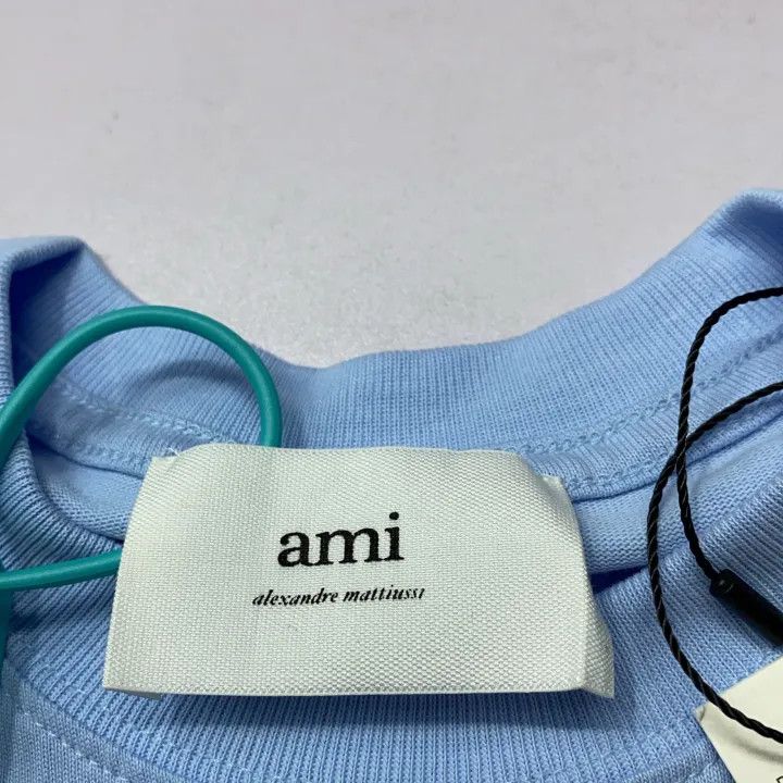 AMI AMIPARIS Heart Embroidered Short Sleeve T-Shirt 0079 Size US XS / EU 42 / 0 - 3 Thumbnail