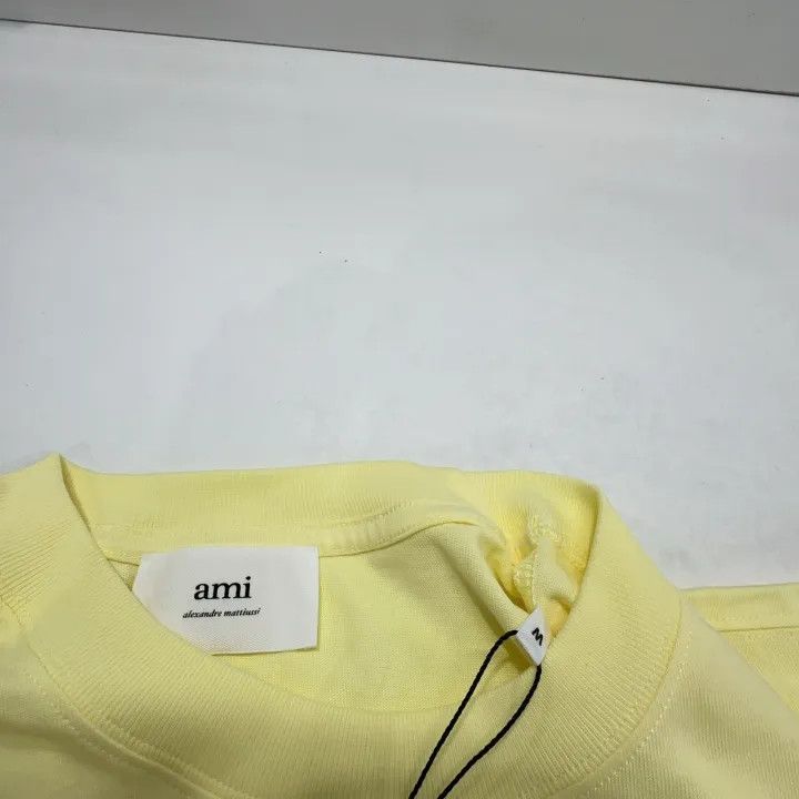 AMI AMIPARIS SS22 Candy Color Heart Logo T-shirt 0079 Size US M / EU 48-50 / 2 - 5 Thumbnail