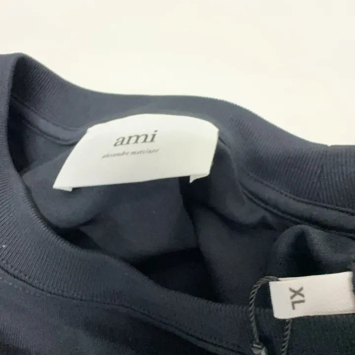 AMI AMIPARIS SS24 Black Cotton Graphic T-Shirt 0079 Size US XL / EU 56 / 4 - 6 Thumbnail