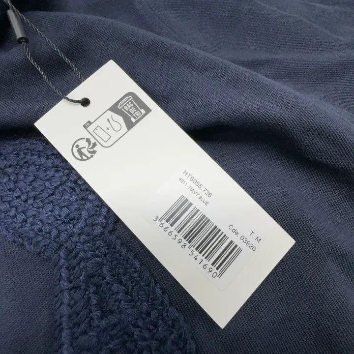 AMI AMIPARIS Casual Navy Heart-Embroidered T-Shirt 0079 Size US M / EU 48-50 / 2 - 4 Thumbnail