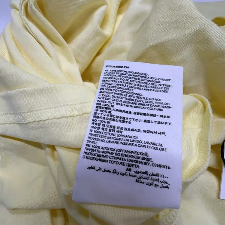 AMI AMIPARIS SS22 Yellow Heart Logo Embroidered T-Shirt 0079 Size US XXL / EU 58 / 5 - 5 Thumbnail