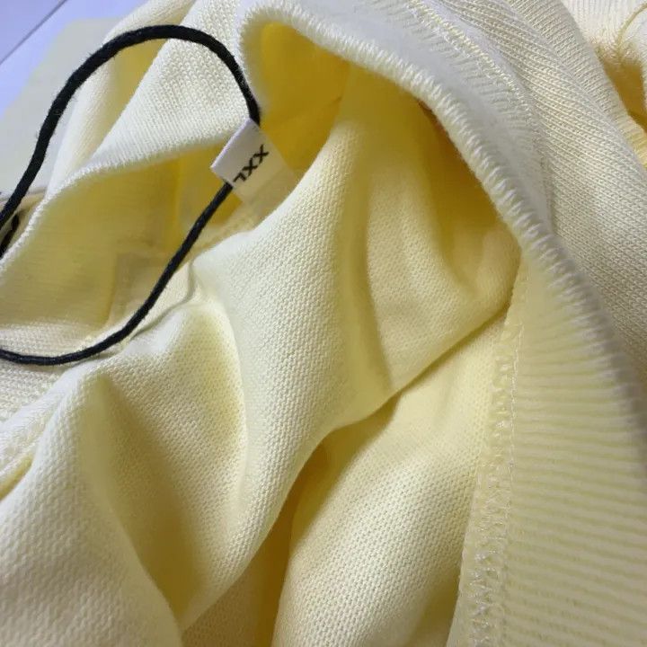 AMI AMIPARIS SS22 Yellow Heart Logo Embroidered T-Shirt 0079 Size US XXL / EU 58 / 5 - 7 Thumbnail