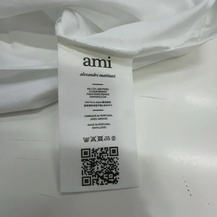 AMI AMIPARIS Heart Embroidered Short Sleeve T-shirt 0079 Size US M / EU 48-50 / 2 - 3 Thumbnail