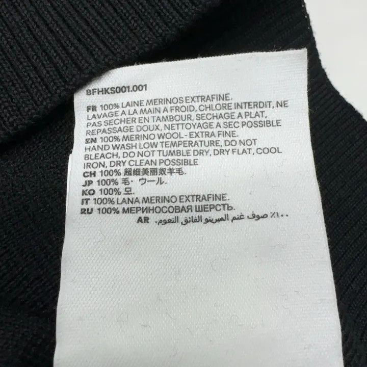 AMI AMIPARIS Black Heart Sweater for Men 0079 Size US L / EU 52-54 / 3 - 4 Thumbnail