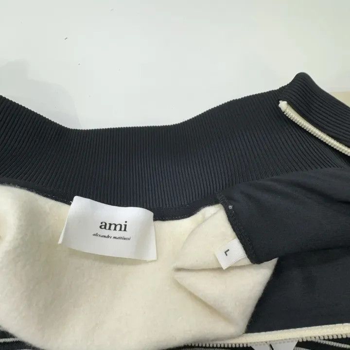AMI AMIPARIS Logo Embroidered Zip-Up Sport Jacket 0079 Size US L / EU 52-54 / 3 - 7 Thumbnail