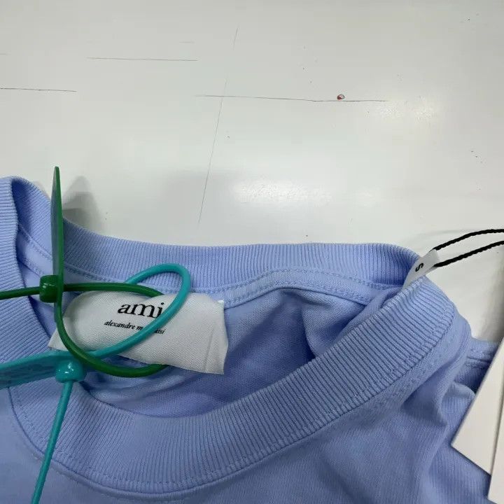 AMI AMIPARIS Heart Embroidered Short Sleeve T-Shirt 0079 Size US S / EU 44-46 / 1 - 3 Thumbnail