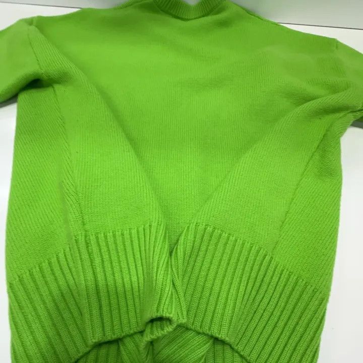 AMI Ami Paris Love Logo Green Wool Sweater 0079 Size US S / EU 44-46 / 1 - 13 Thumbnail