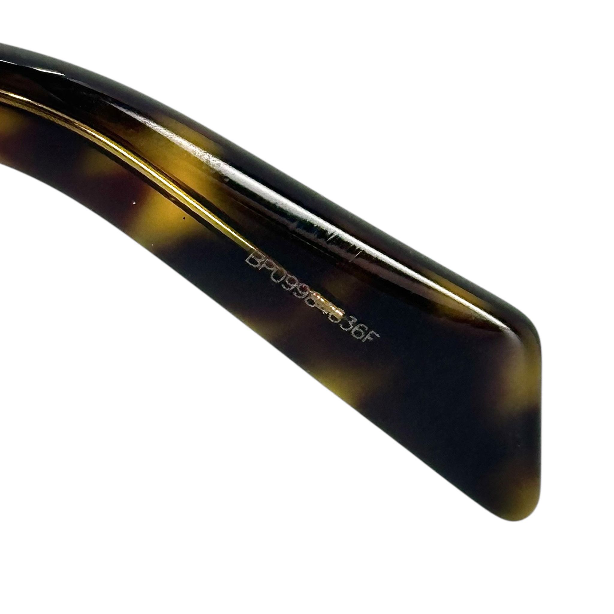Prada Prada SPR17W Bold Rectangle Sunglasses - Tortoise Size ONE SIZE - 8 Thumbnail