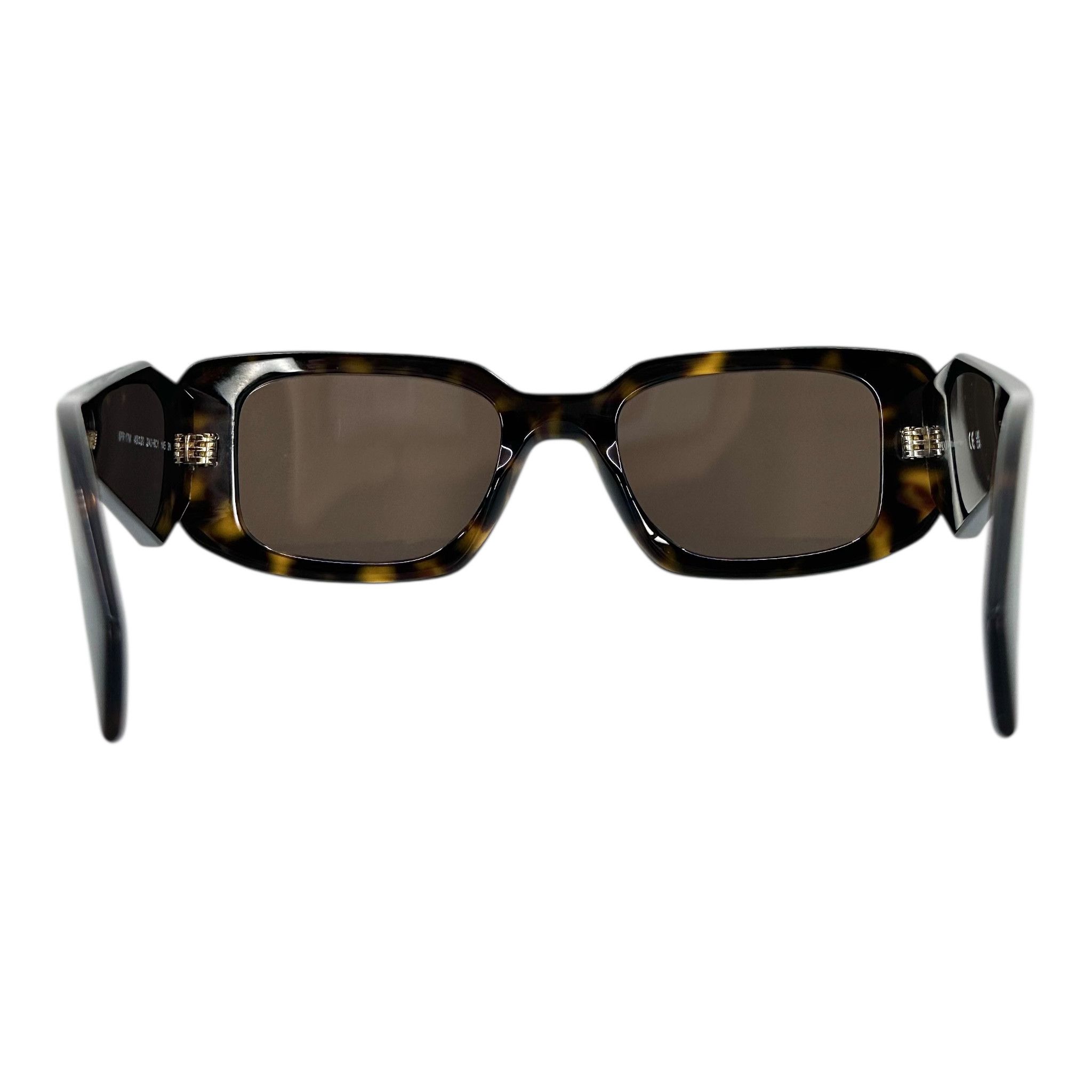 Prada Prada SPR17W Bold Rectangle Sunglasses - Tortoise Size ONE SIZE - 5 Thumbnail