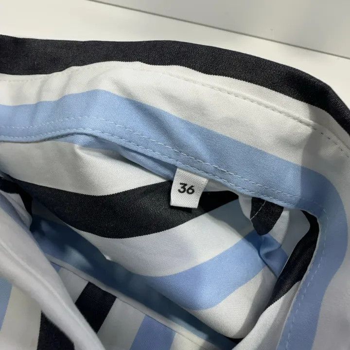 AMI AMIPARIS Striped Short Sleeve Shirt for All 0079 Size US S / EU 44-46 / 1 - 4 Thumbnail