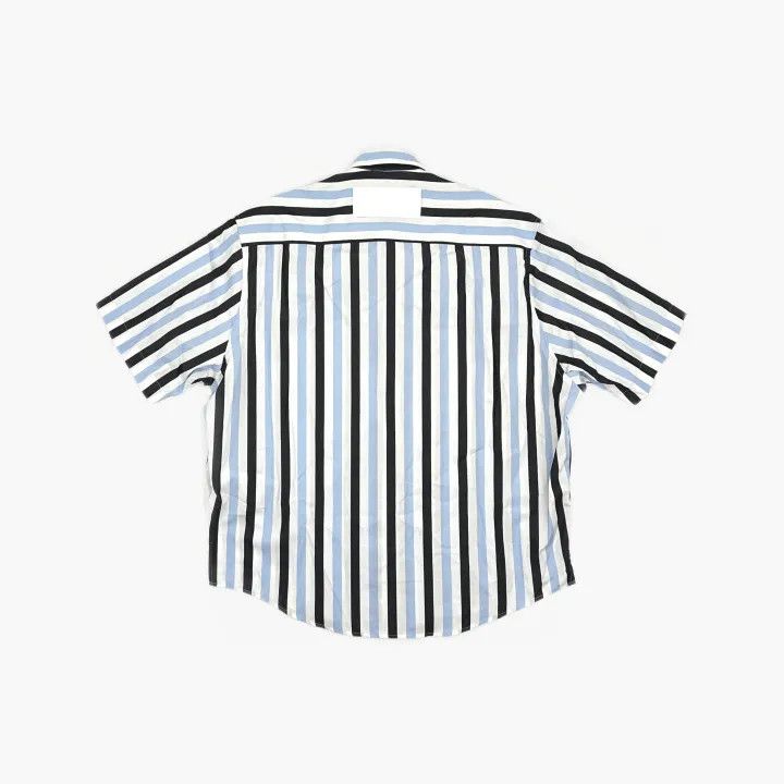 AMI AMIPARIS Striped Short Sleeve Shirt for All 0079 Size US S / EU 44-46 / 1 - 3 Thumbnail