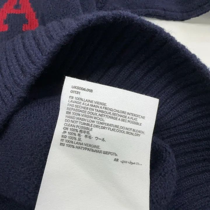 AMI AMIPARIS Letter Heart Embroidered Oversized Sweater 0079 Size US L / EU 52-54 / 3 - 4 Thumbnail