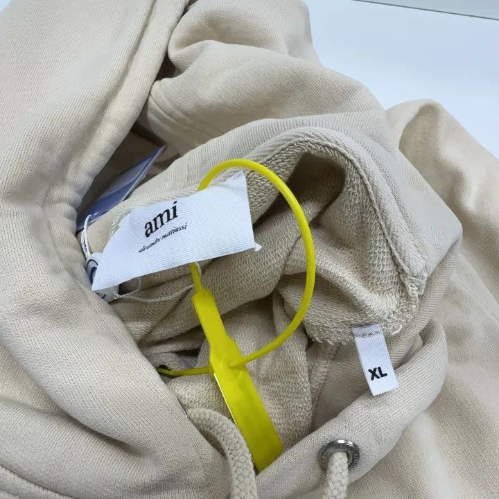 AMI AMIPARIS Love Logo Hooded Sweatshirt 0079 Size US XL / EU 56 / 4 - 6 Thumbnail