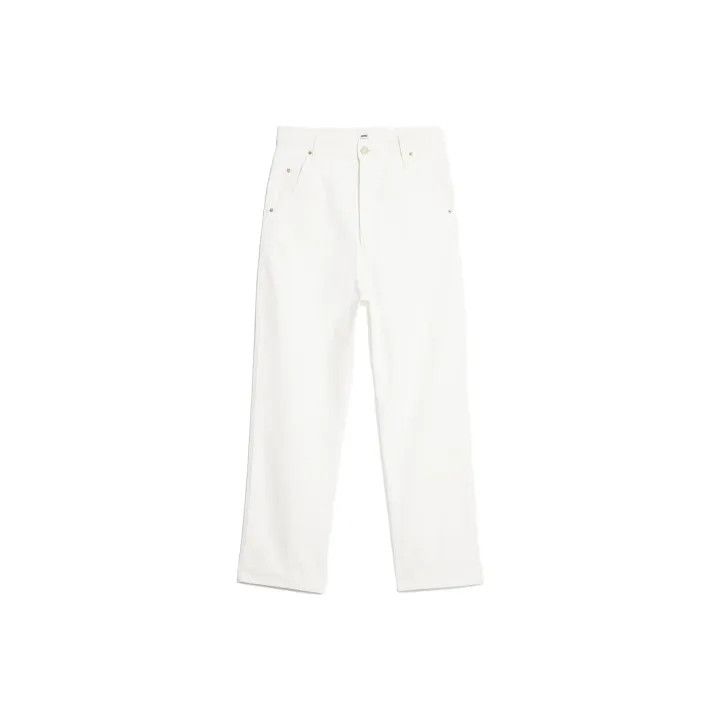 AMI AMIPARIS White Logo Side Tape Wide-Leg Pants 0079 Size US 29 - 2 Thumbnail
