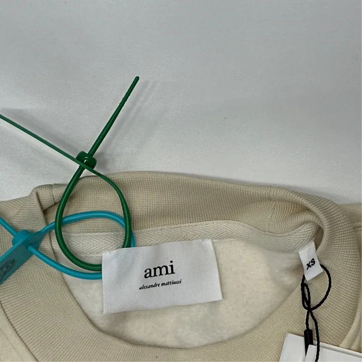 AMI AMIPARIS FW22 Logo Embroidered Long Sleeve Sweatshirt 0079 Size US XS / EU 42 / 0 - 2 Thumbnail