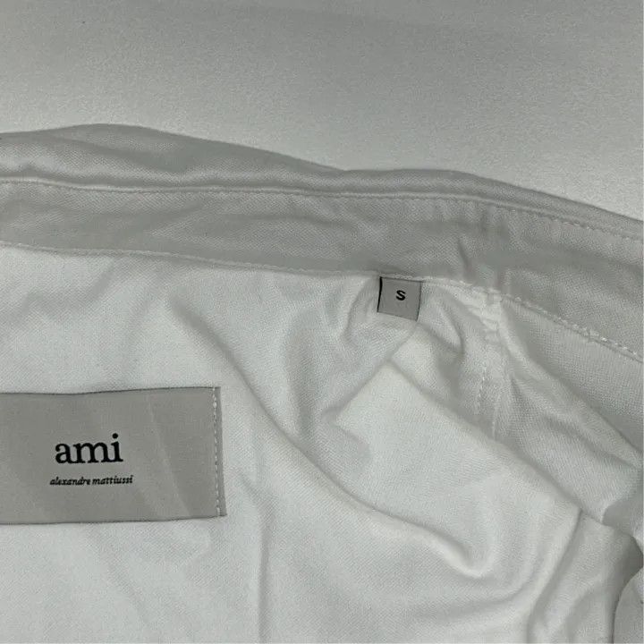 AMI AMIPARIS Button-Up Long Sleeve Shirt for Men 0079 Size US S / EU 44-46 / 1 - 2 Thumbnail