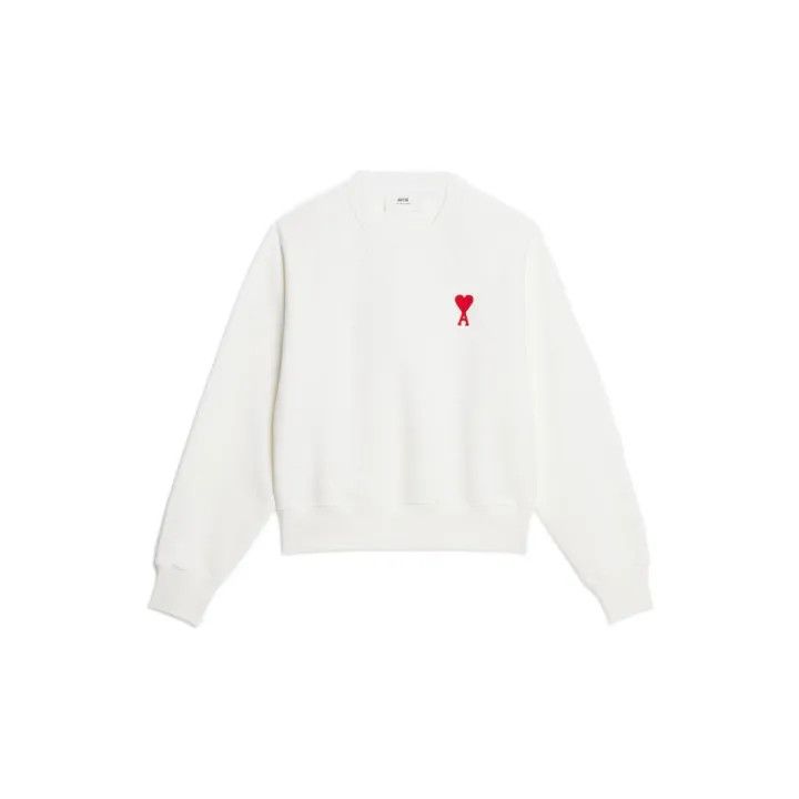 AMI AMIPARIS Embroidered Heart Sweatshirt for Everyone 0079 Size US M / EU 48-50 / 2 - 2 Thumbnail