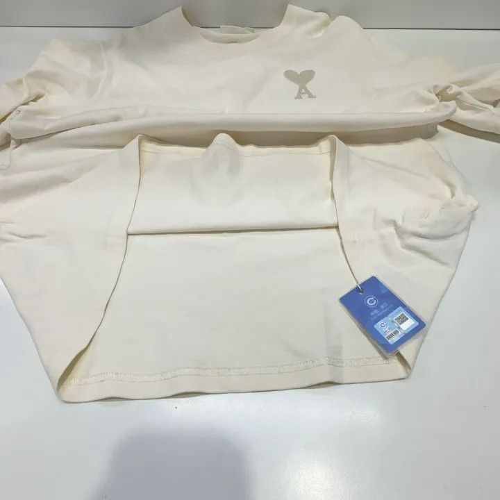 AMI AMIPARIS Tonal Ami Decœur Short Sleeve T-Shirt 0079 Size US M / EU 48-50 / 2 - 9 Thumbnail