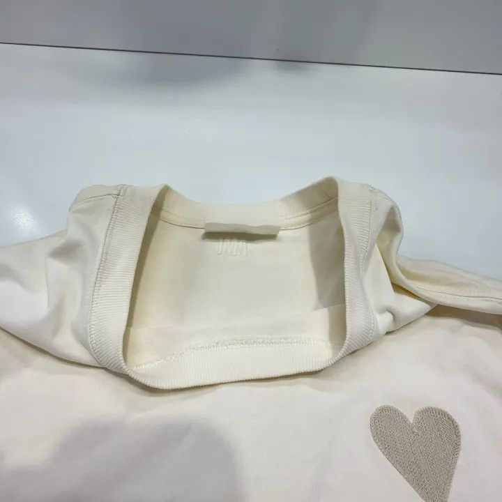 AMI AMIPARIS Tonal Ami Decœur Short Sleeve T-Shirt 0079 Size US M / EU 48-50 / 2 - 7 Thumbnail
