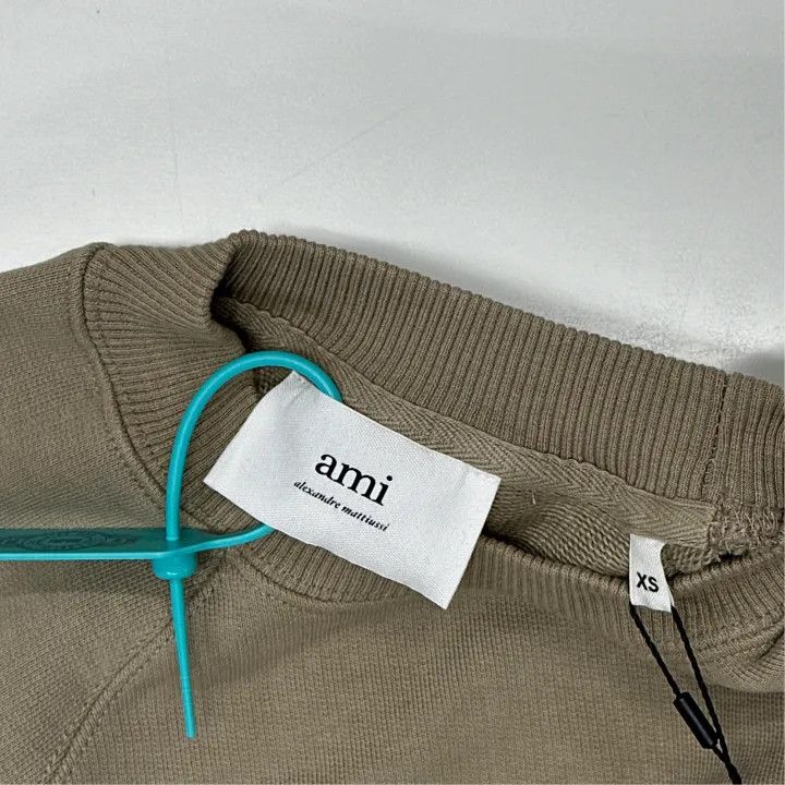 AMI AMIPARIS SS22 Casual Heart Logo Long Sleeve Sweatshirt 0079 Size US XS / EU 42 / 0 - 3 Thumbnail