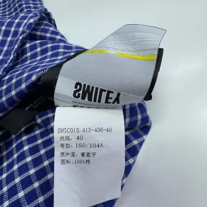 AMI AMIPARIS Casual Checkered Long Sleeve Shirt 0079 Size US M / EU 48-50 / 2 - 4 Thumbnail