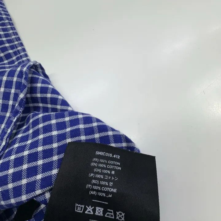 AMI AMIPARIS Casual Checkered Long Sleeve Shirt 0079 Size US M / EU 48-50 / 2 - 5 Thumbnail