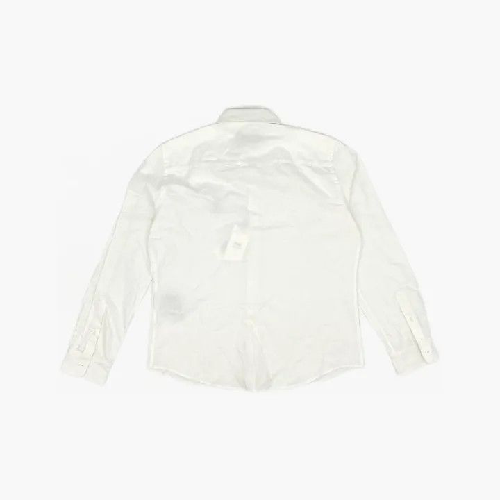 AMI AMIPARIS White Long Sleeve Embroidered Shirt 0079 Size US L / EU 52-54 / 3 - 3 Thumbnail