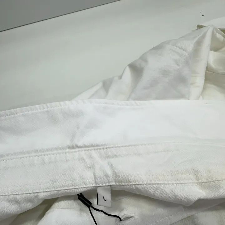 AMI AMIPARIS White Long Sleeve Embroidered Shirt 0079 Size US L / EU 52-54 / 3 - 8 Thumbnail
