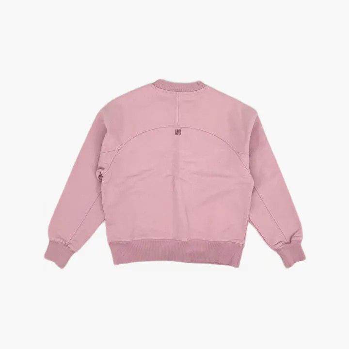 AMI AMIPARIS Pink Heart Logo Long Sleeve Sweatshirt 0079 Size US S / EU 44-46 / 1 - 3 Thumbnail