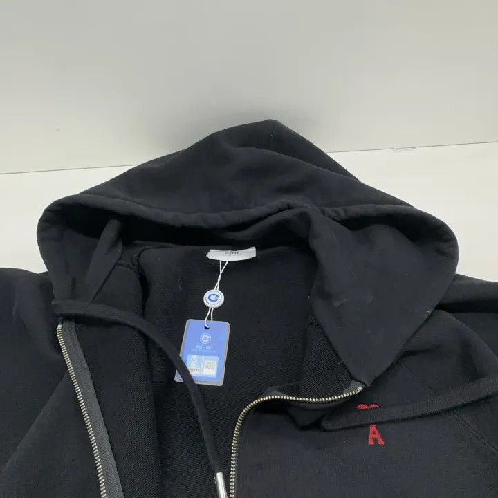 AMI AMIPARIS FW23 Black Cotton Hooded Sweatshirt 0079 Size US XL / EU 56 / 4 - 6 Thumbnail