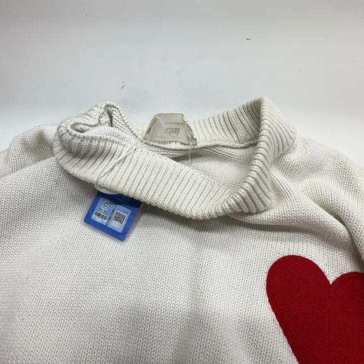 AMI AMIPARIS FW21 Heart Logo Wool Sweater 0079 Size US XS / EU 42 / 0 - 7 Thumbnail