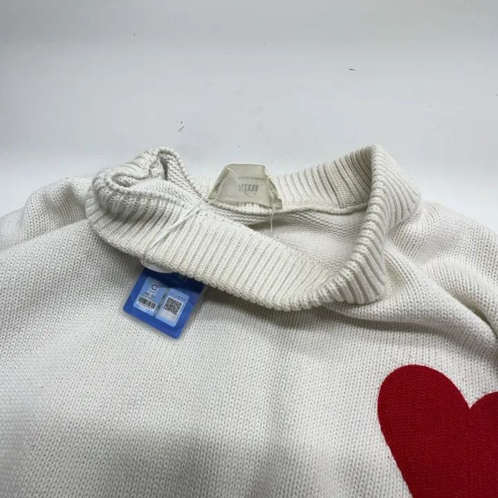 AMI AMIPARIS FW21 Heart Logo Wool Sweater 0079 Size US XS / EU 42 / 0 - 6 Thumbnail