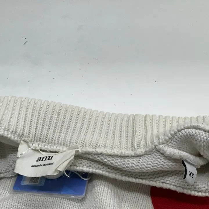 AMI AMIPARIS FW21 Heart Logo Wool Sweater 0079 Size US XS / EU 42 / 0 - 5 Thumbnail