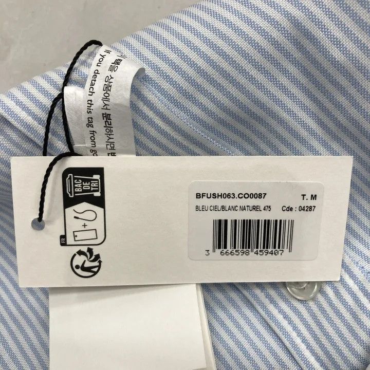 AMI AMIPARIS Striped Long Sleeve Shirt for Unisex 0079 Size US M / EU 48-50 / 2 - 3 Thumbnail