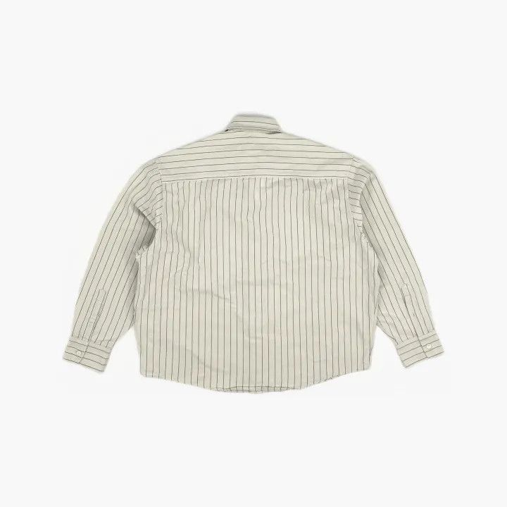 AMI AMIPARIS Striped Heart Long Sleeve Shirt 0079 Size US S / EU 44-46 / 1 - 3 Thumbnail