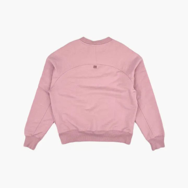 AMI AMIPARIS Pink Heart Logo Long Sleeve Sweatshirt 0079 Size US M / EU 48-50 / 2 - 3 Thumbnail
