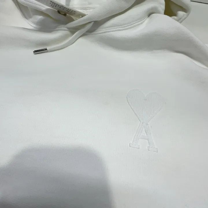 AMI AMIPARIS Heart Logo Organic Cotton Hoodie 0079 Size US M / EU 48-50 / 2 - 7 Thumbnail