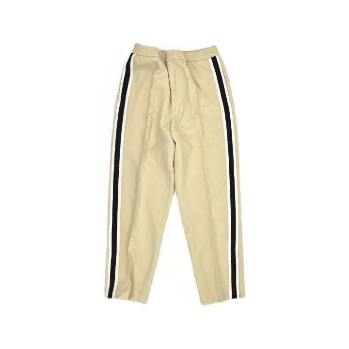 AMI AMIPARIS Brown Striped Relaxed Fit Trousers 0079 Size US 34 / EU 50 - 2 Thumbnail