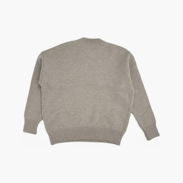 AMI AMIPARIS Heart Logo Wool Sweater 0079 Size US L / EU 52-54 / 3 - 3 Thumbnail