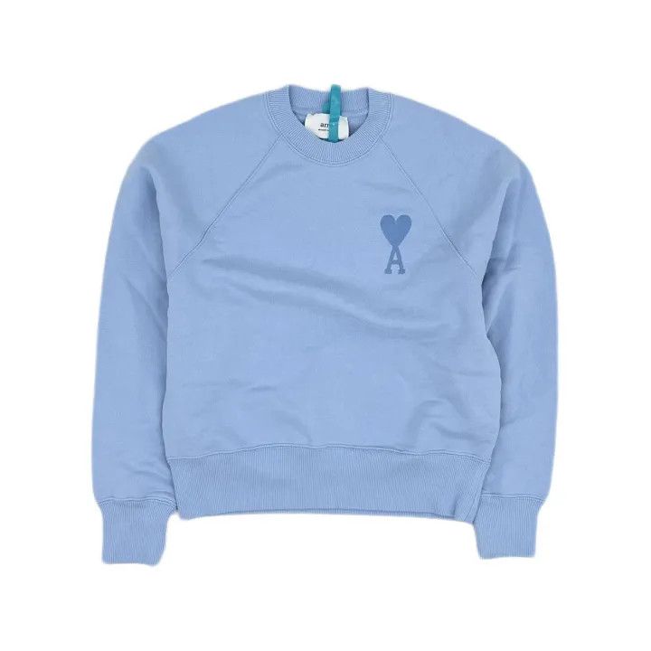 AMI AMIPARIS Love Logo Embroidered Sweatshirt 0079 Size US XS / EU 42 / 0 - 2 Thumbnail