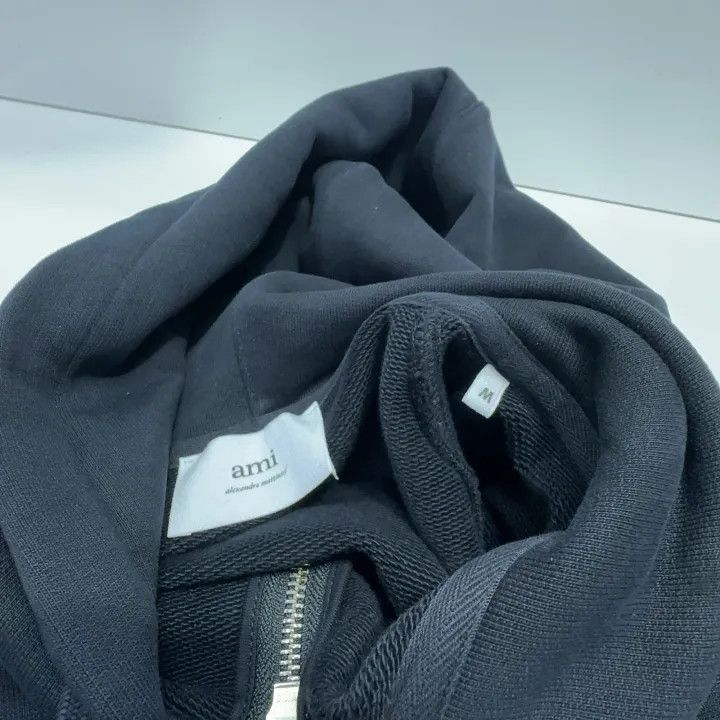 AMI AMIPARIS FW23 Black American Casual Hooded Jacket 0079 Size US M / EU 48-50 / 2 - 4 Thumbnail